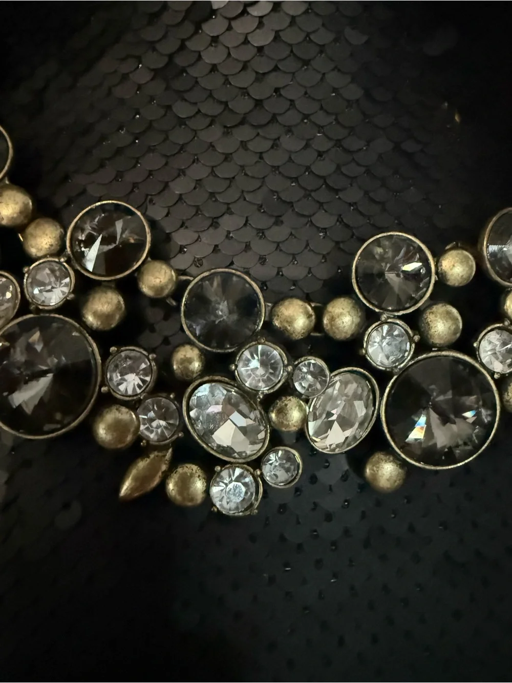 Vintage Chunky Collar Bib Statement Necklace